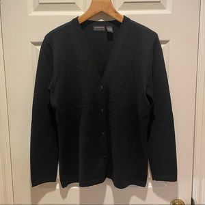 Liz Claiborne Collection merino wool cardi